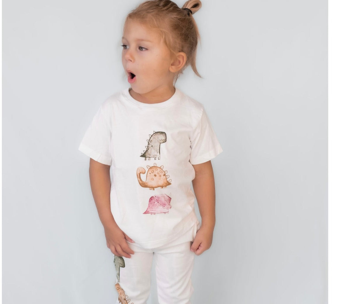 Dino Friends | Bamboo Pima Cotton T-Shirt